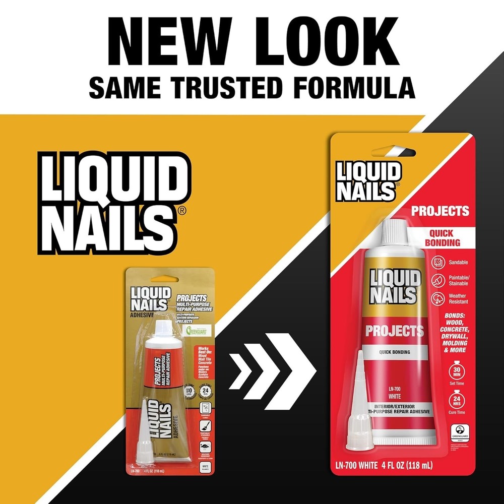 LIQUID NAILS Small Projects 4 -fl oz All purpose Paste Multipurpose Adhesive