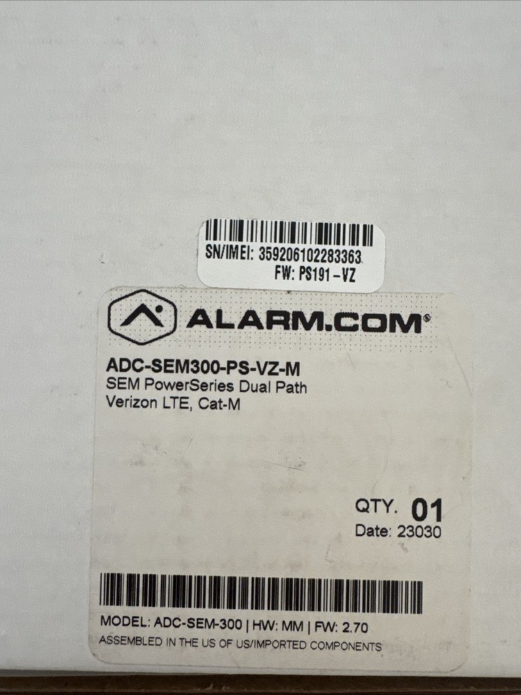 Alarm.com ADC-SEM300-PS-VZ-M System Enhancement Module