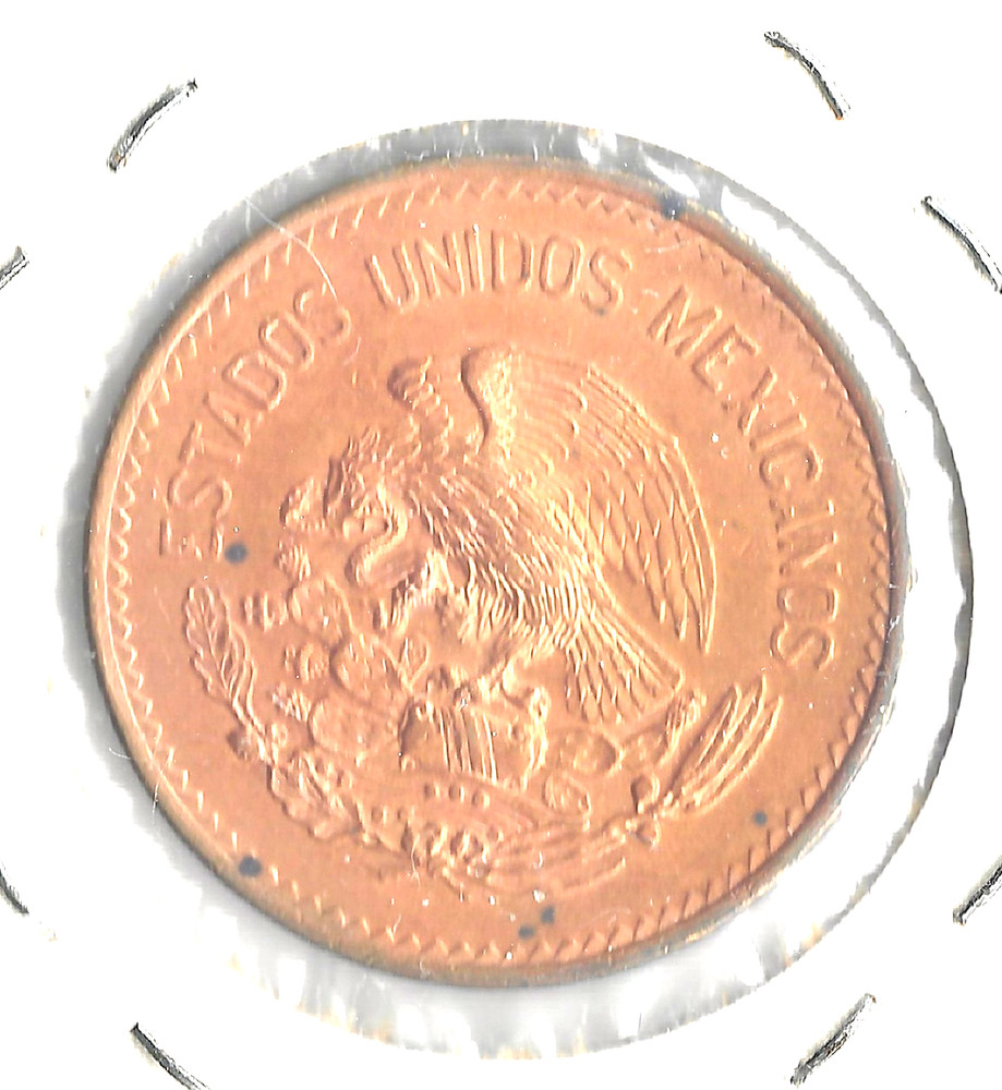 Coin Mexico 20 Centavos 1954 KM439