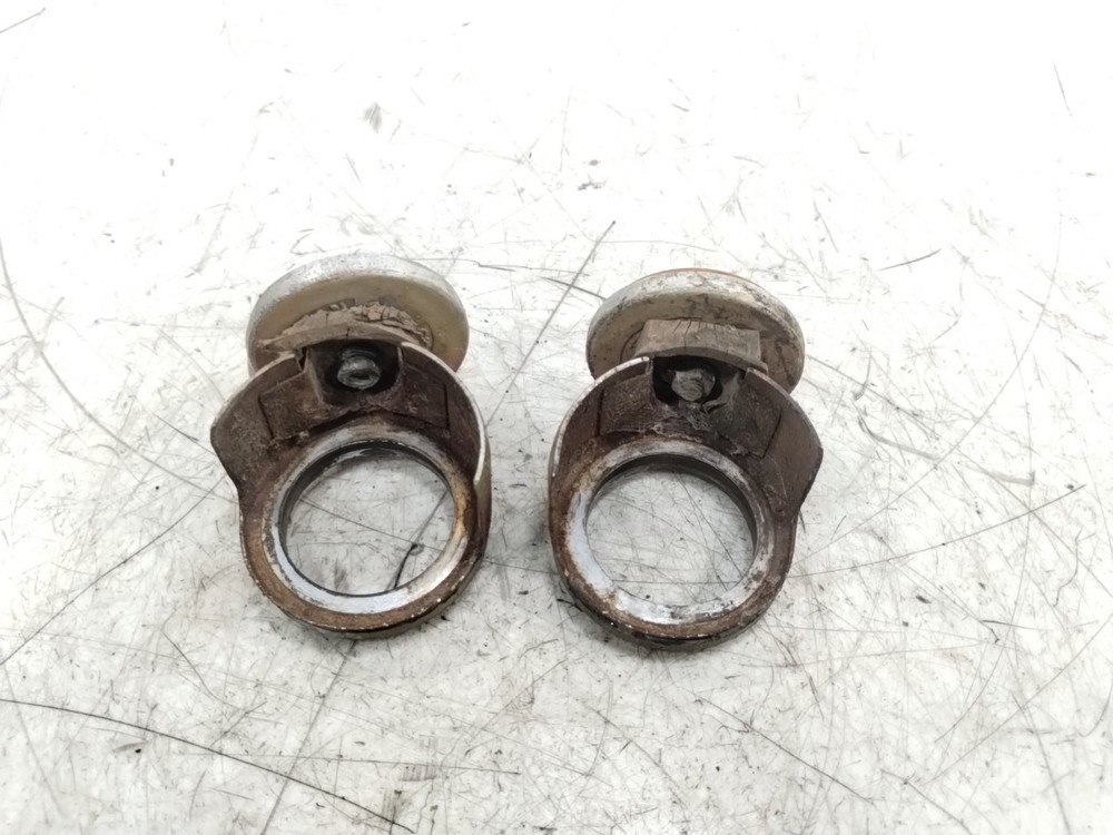 1972 72 Yamaha R5 Left & Right Fork Reflector Mounts Pair