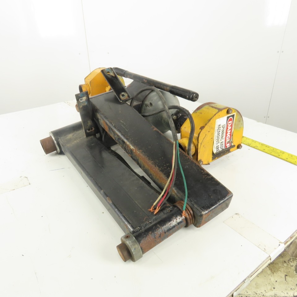 6" Double Ended Grinder Buffer On 4 Point Pivot Arm Assembly