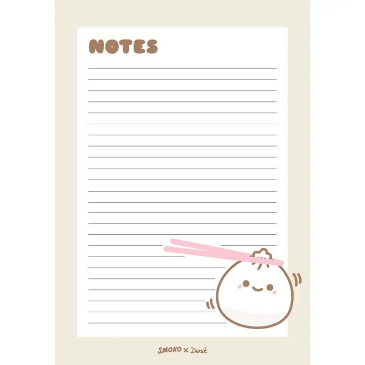 denik Smoko Lil B Dumpling Notepad