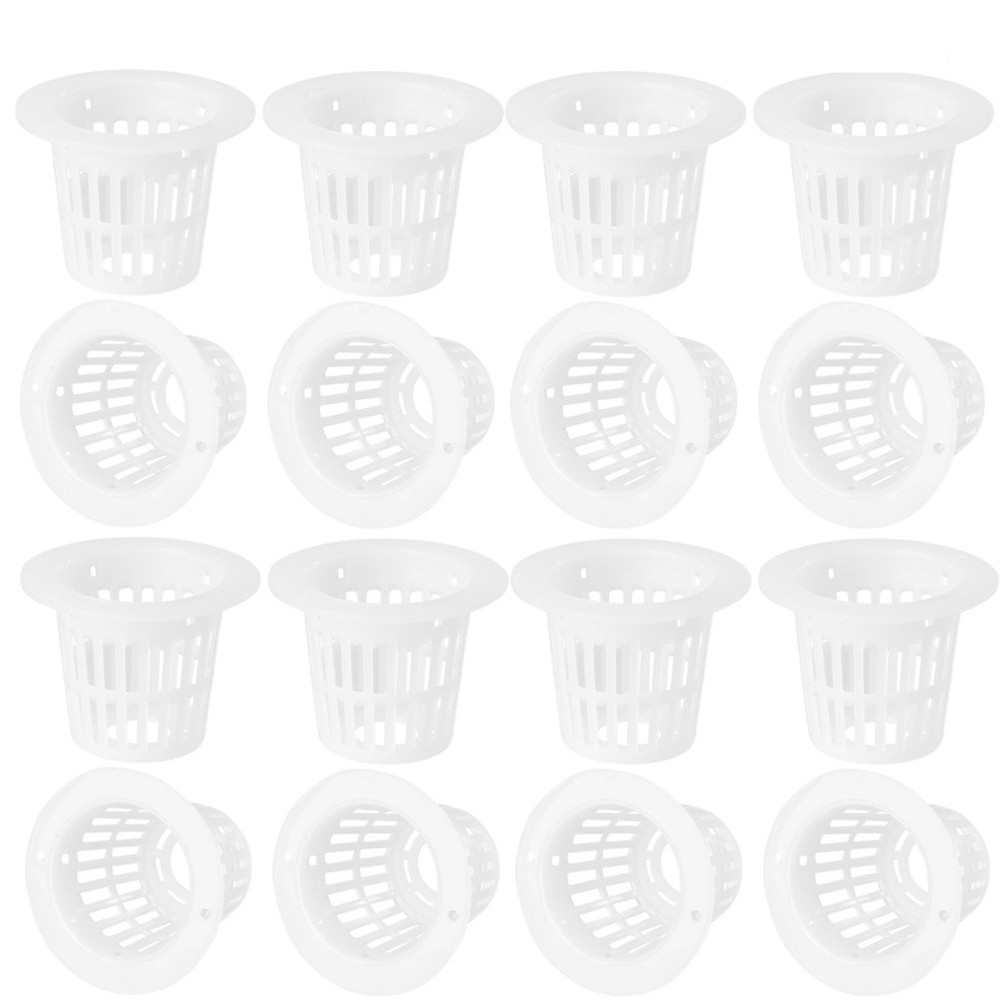 50 Pcs Root Fixer Net Cup Pots Hydroponic Hydroponics Growing Baskets
