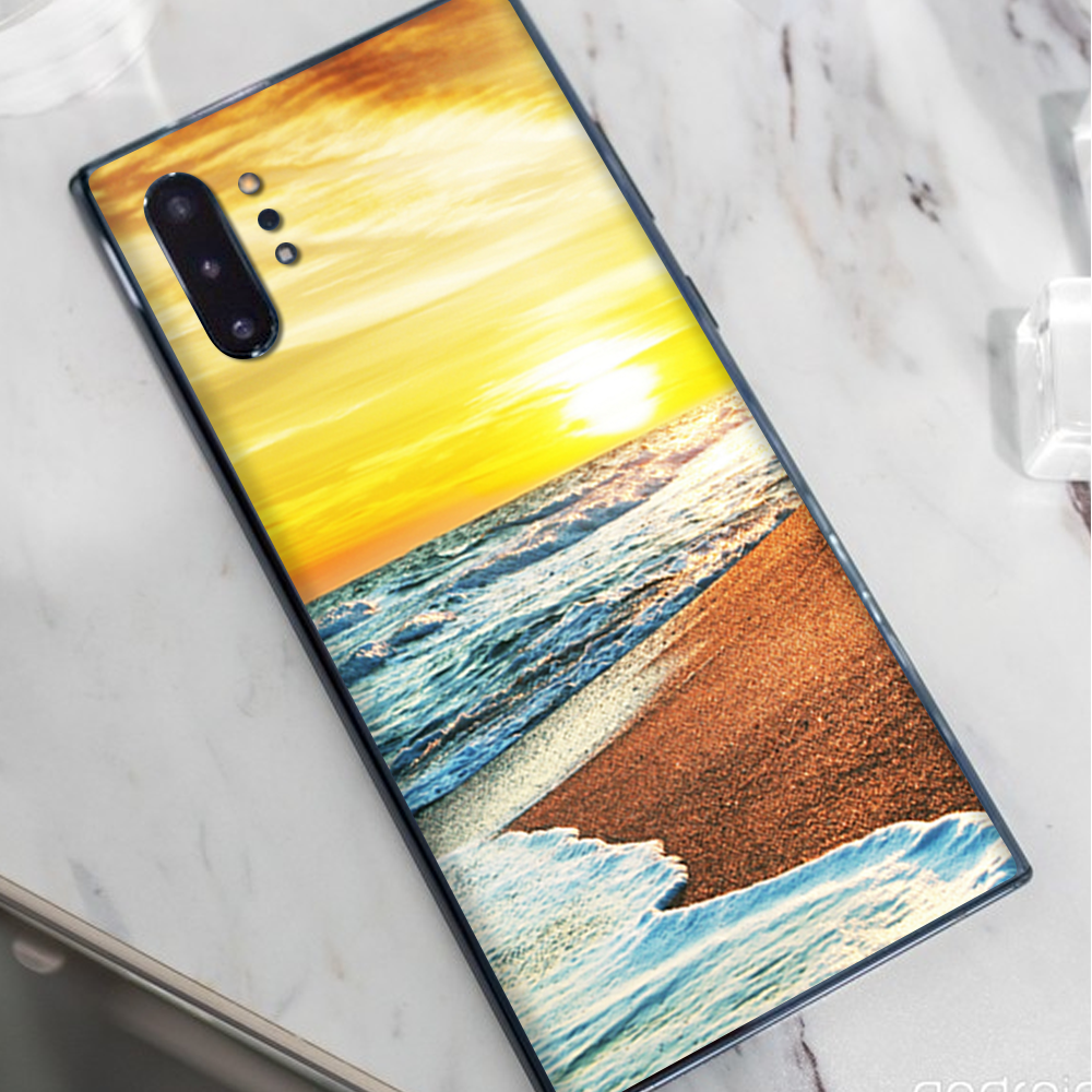 Skins Decal Wrap for Samsung Note 10 Plus Ocean Sunset