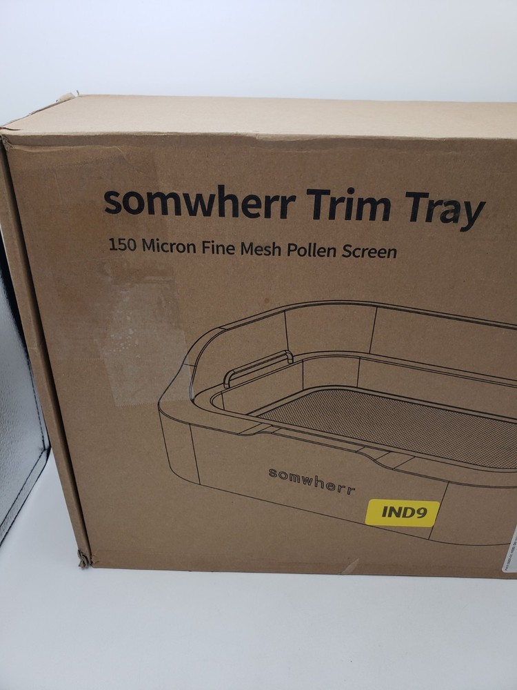 somwherr Tray with Replaceable 150 Micron Fine Mesh Screen and Static Brush