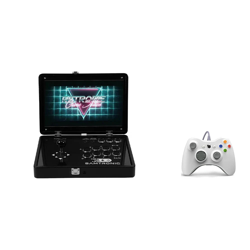 samtronic Folding 14" Game Console (Black)5000 games 2player Game Console