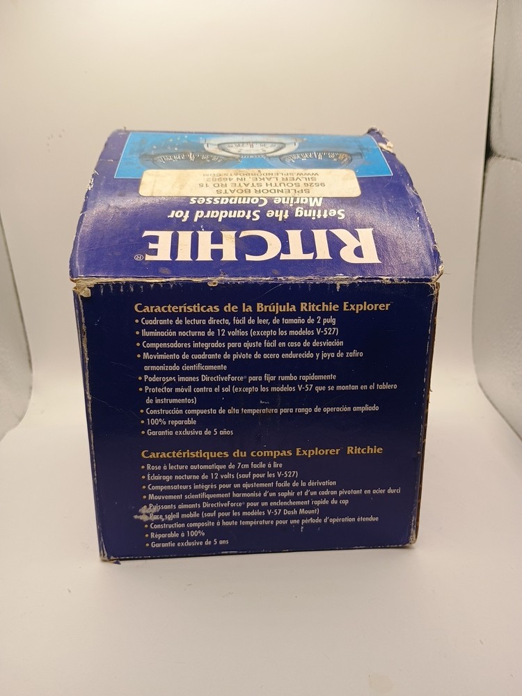 Ritchie S-53G Explorer Compass - Surface Mount Gray