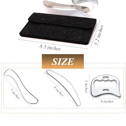 3 in 1 Muscle Scraper Tool-Gua Sha Scraping Tool Physical Therapy A+D+S