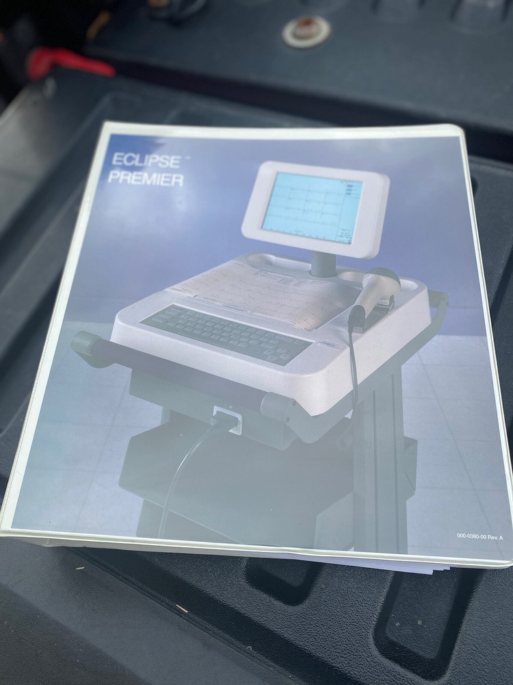 BURDICK ECLIPSE PREMIER RESTING ECG MACHINE Book Manual