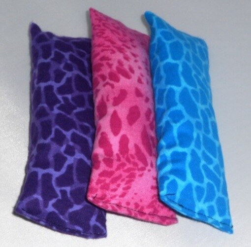 Assorted Animal Print Handmade Catnip Pummel Pillows ~ Medium