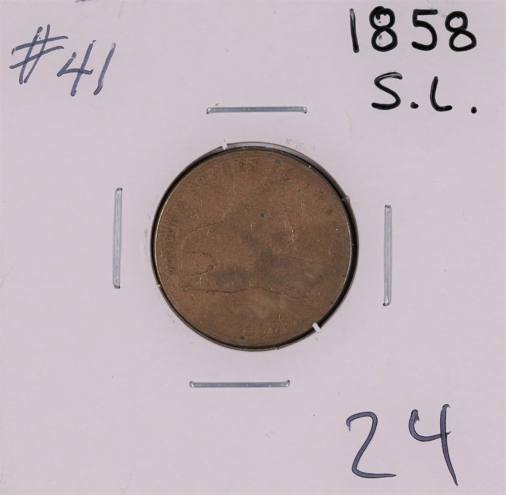 1858 S.L. Flying Eagle Cent #41