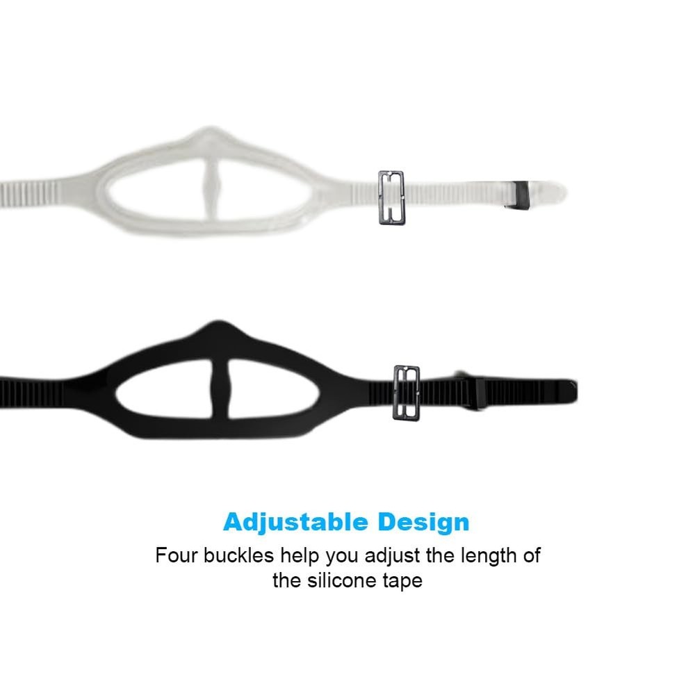 2Pcs Universal Silicone Mask Strap Replacement Scuba-Mask Strap, Swimming Goggle