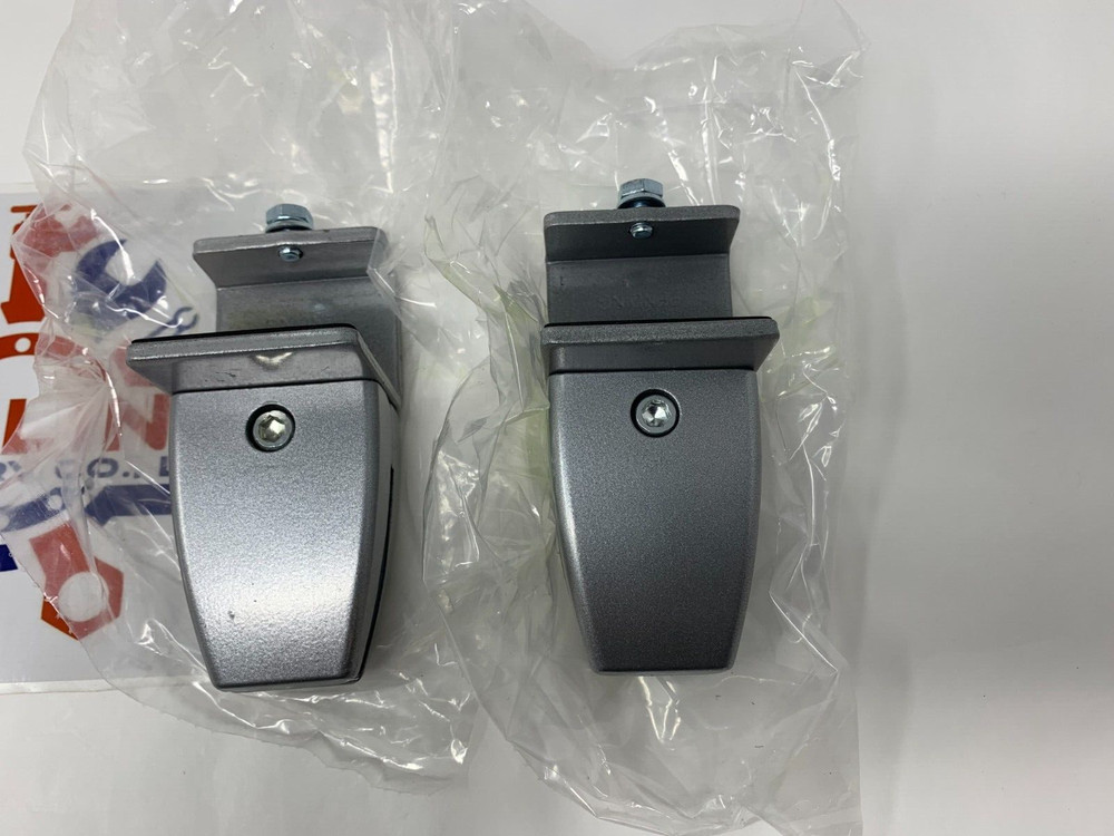 Mergeworks V Series Adjustable Hex Divider Privacy Panel Desk Clamps 2/PKG