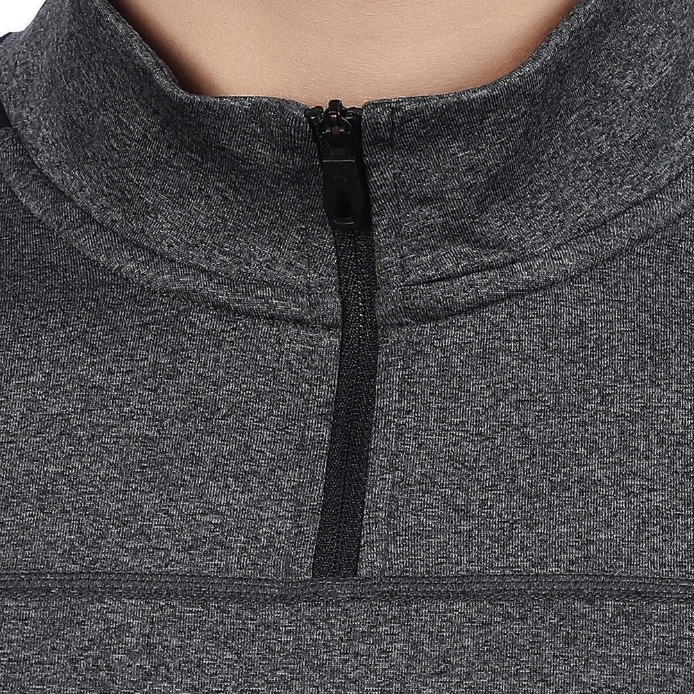 Spyder, Men’s Activewear ¼ Zip Pullover Sweater Shirt GREY CHARCOAL SIZE L