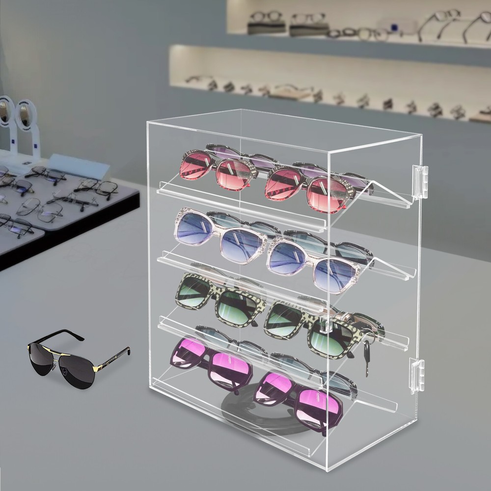Acrylic Eyewear Showcase, Acrylic Display Case, Clear Acrylic Display Case