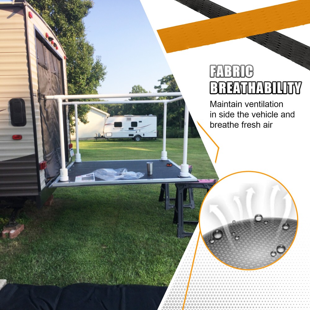 Two Layers Toy Hauler Screen Rear Opening For Ramp Doors Up to 90 Inch Tall NEW