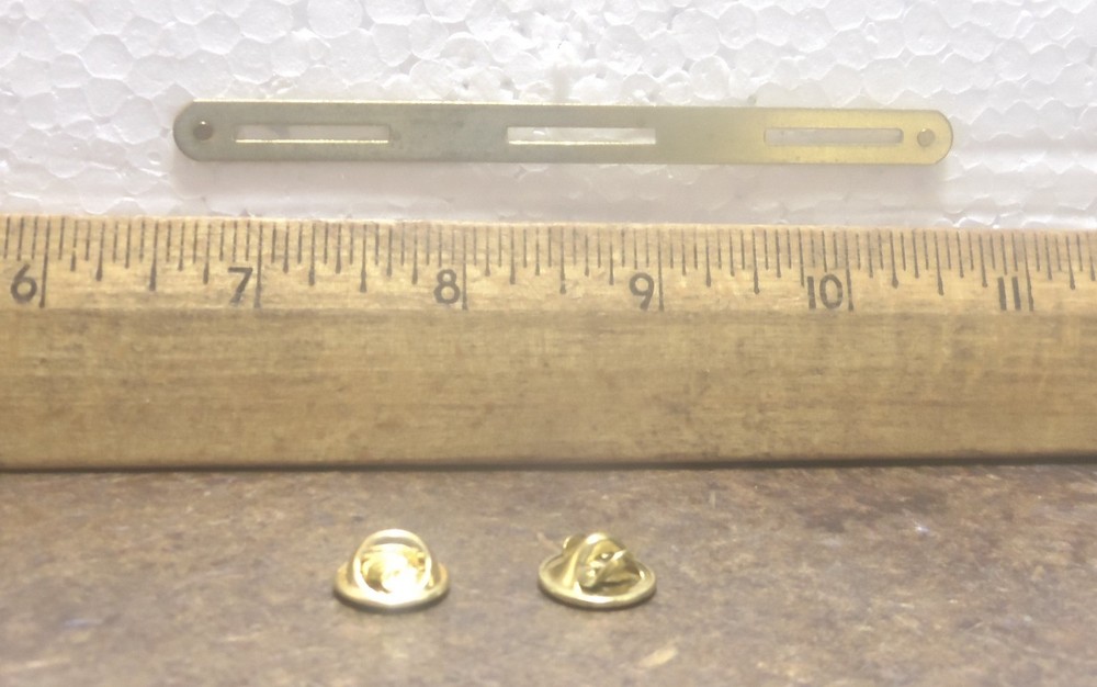 Brass Three Ribbon Bar Holder