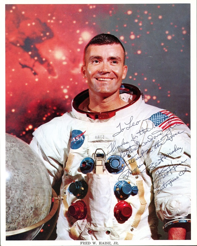 Apollo Astronaut FRED HAISE Signed Photo