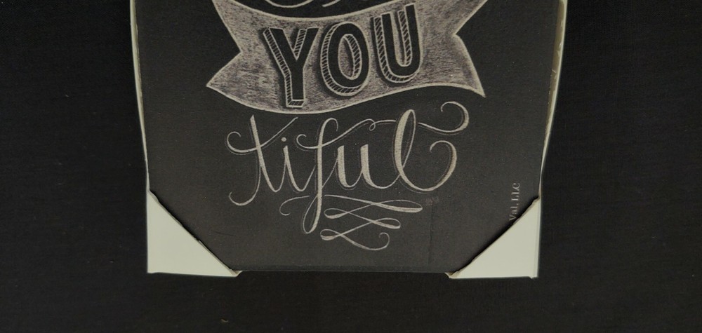 STONE COASTER & EASEL BE YOU TIFUL NEW!