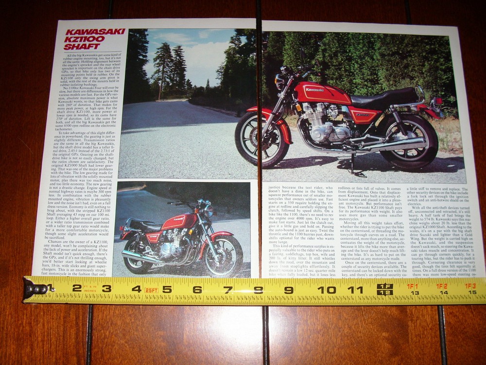 1982 KAWASAKI KZ1100 - ORIGINAL ARTICLE