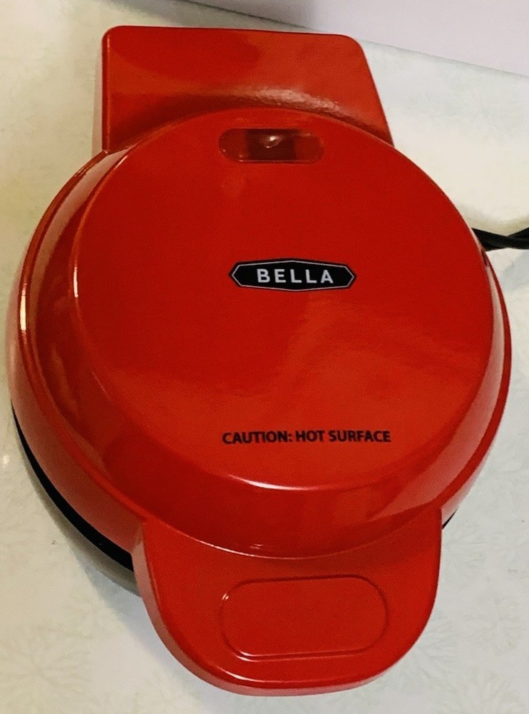 Bella Mini Cake Pop Maker Red Nonstick Cooking Tested