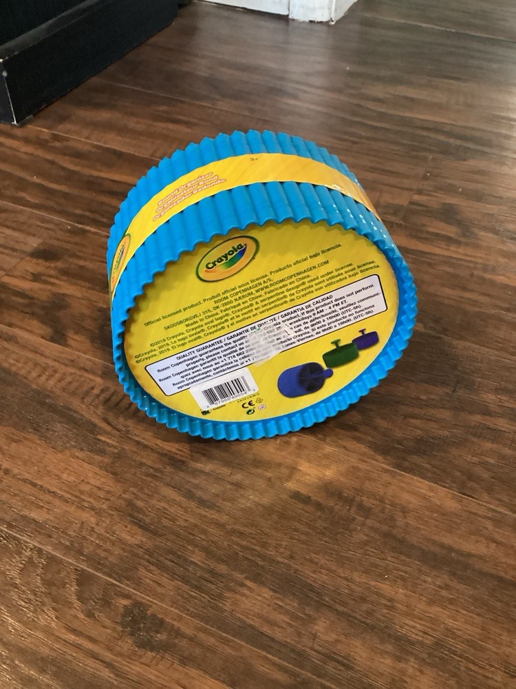 Crayola Round Storage Organizer For Crayons Blue New