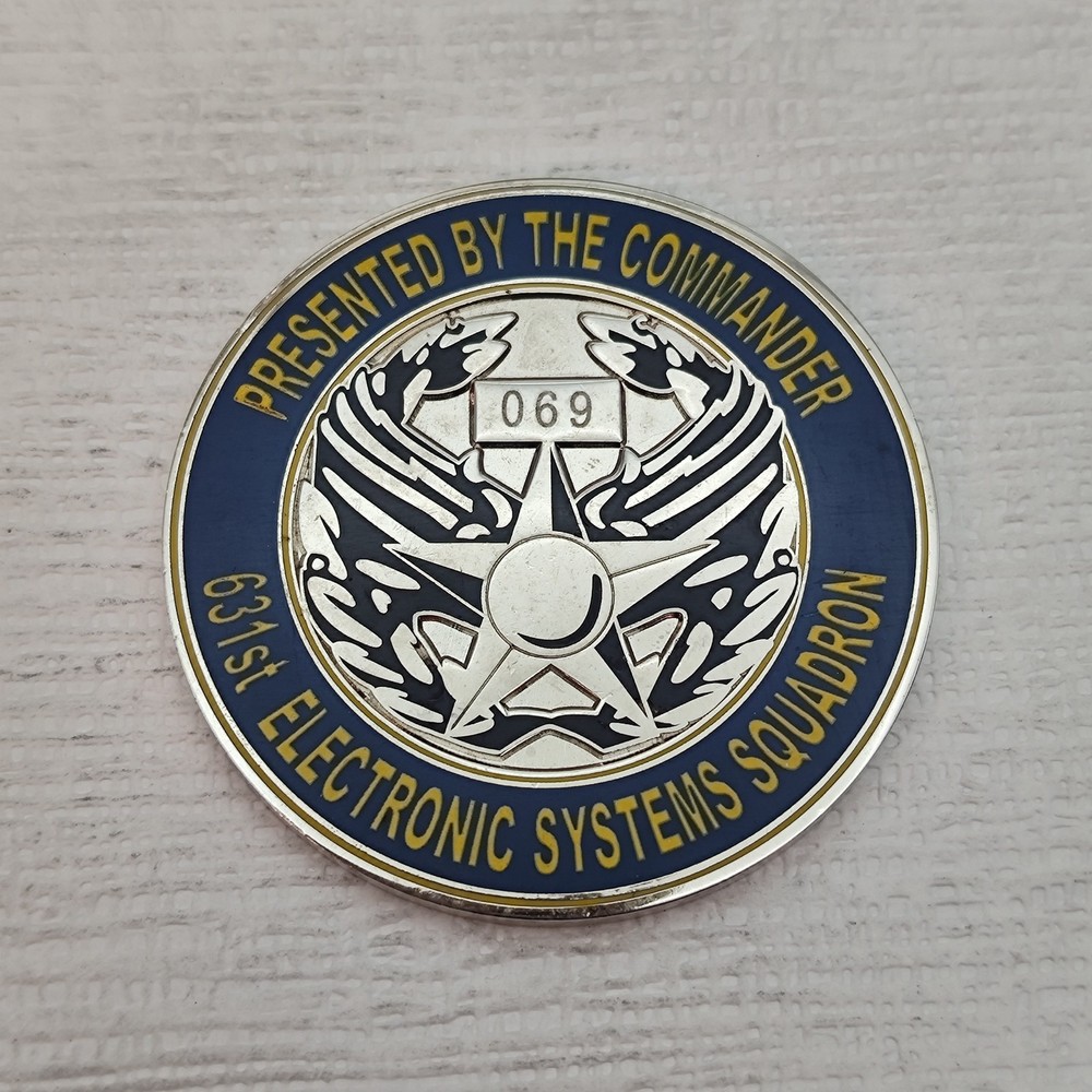 631st Electronic System Squadron Challenge Coin
