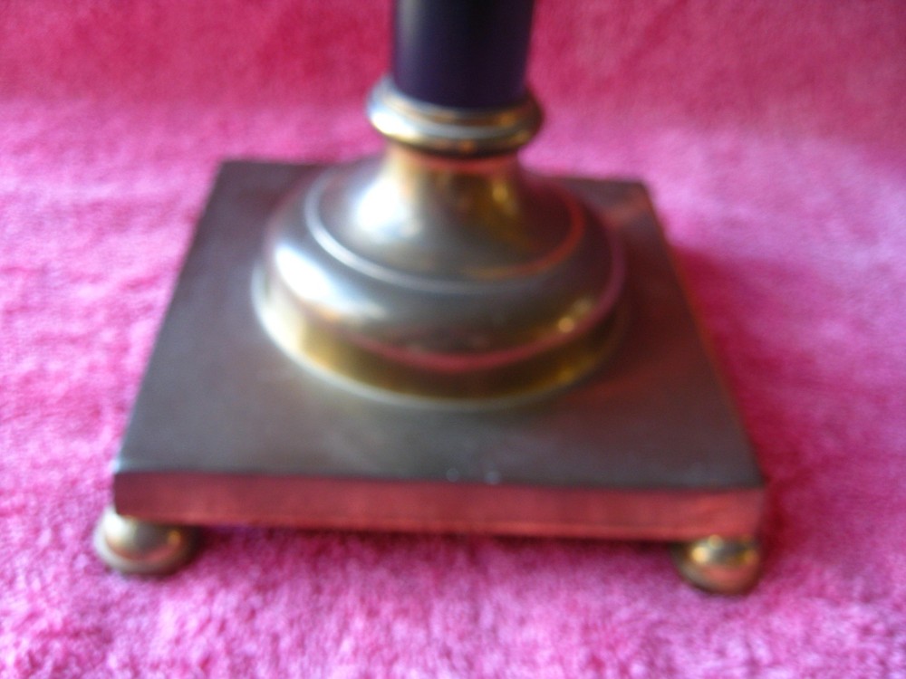 Vintage Brass Candlestick Holder 15" tall