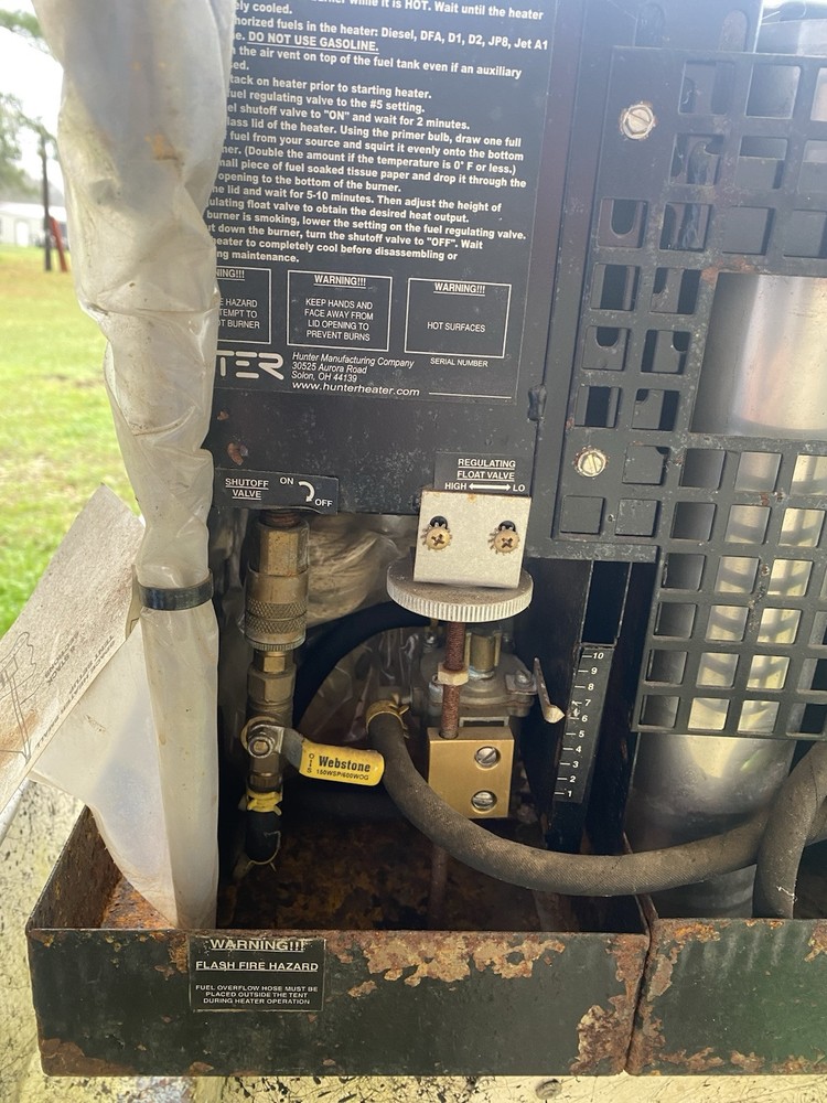 Hunter Military Space Heater Small Off Grid Portable Multi-Fuel 2001