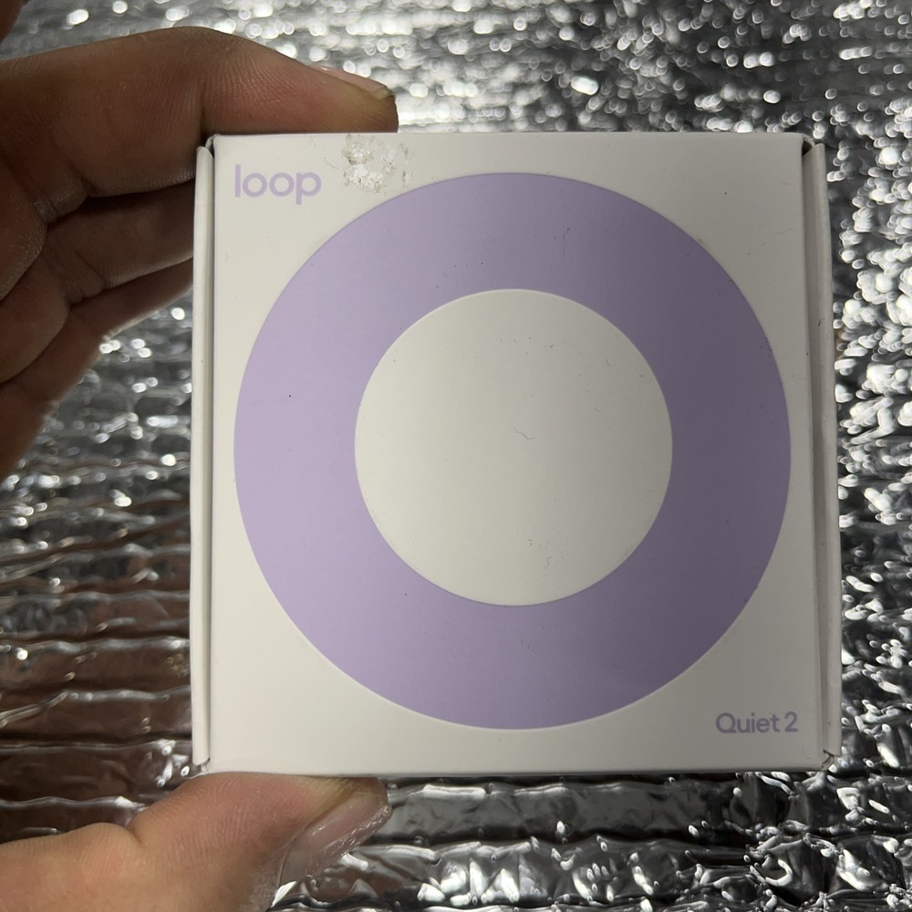 LOOP Quiet 2 Ear Plugs-Ultra Comfy Reusable Noise | Violet | New