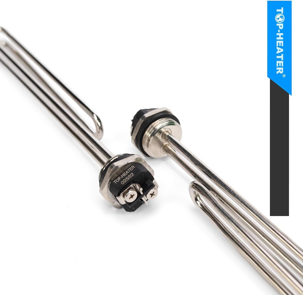 Water Heater Element 4500W,Screw-in,Foldback Type 02582 Silver