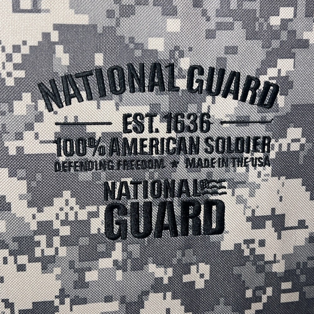 National Guard Zippered Notebook Folder Organizer Digital Camo