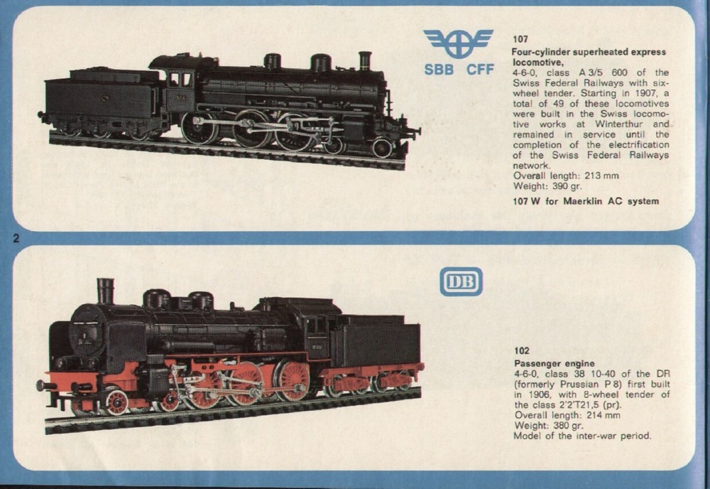 catalog LILIPUT 1969 HO model railway E aa