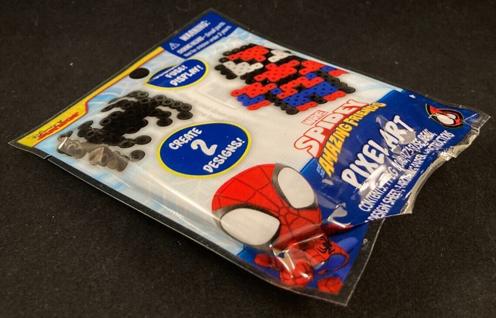 Marvel Spidey - Pixel Art - Melty Bead Craft Art Kit - Spiderman
