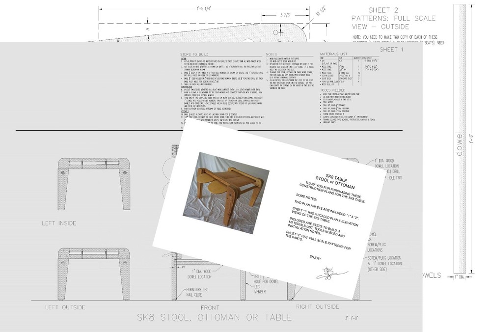 Skate (SK8) Table Plans