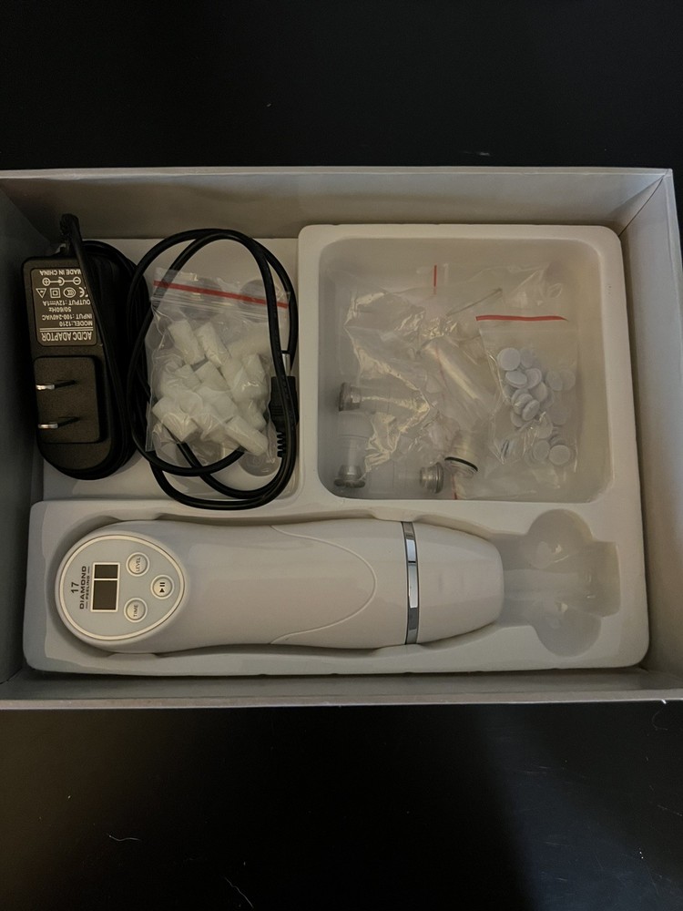 Diamond 17 Potable Microdermabrasion Diamond Peeling Device Blackhead Removal
