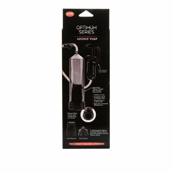 Cal Exotics Optimum Adonis Penis Pump Grey - Male Erection Enhancer Enlarger