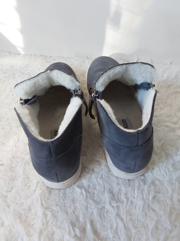 stevemadden boots suede