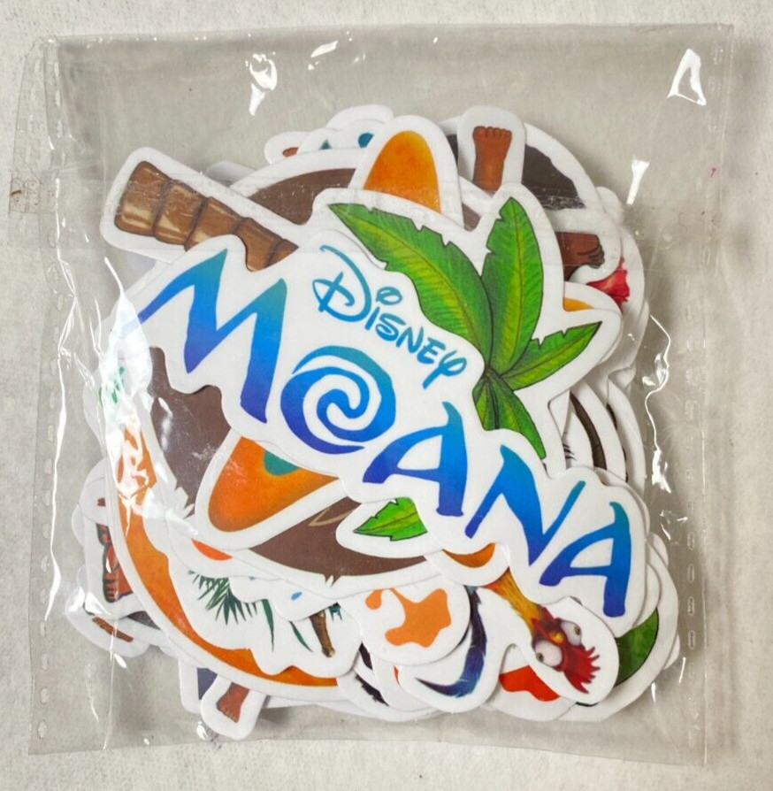 Disney Moana Ocean Stickers Decorations 50 Pieces NEW