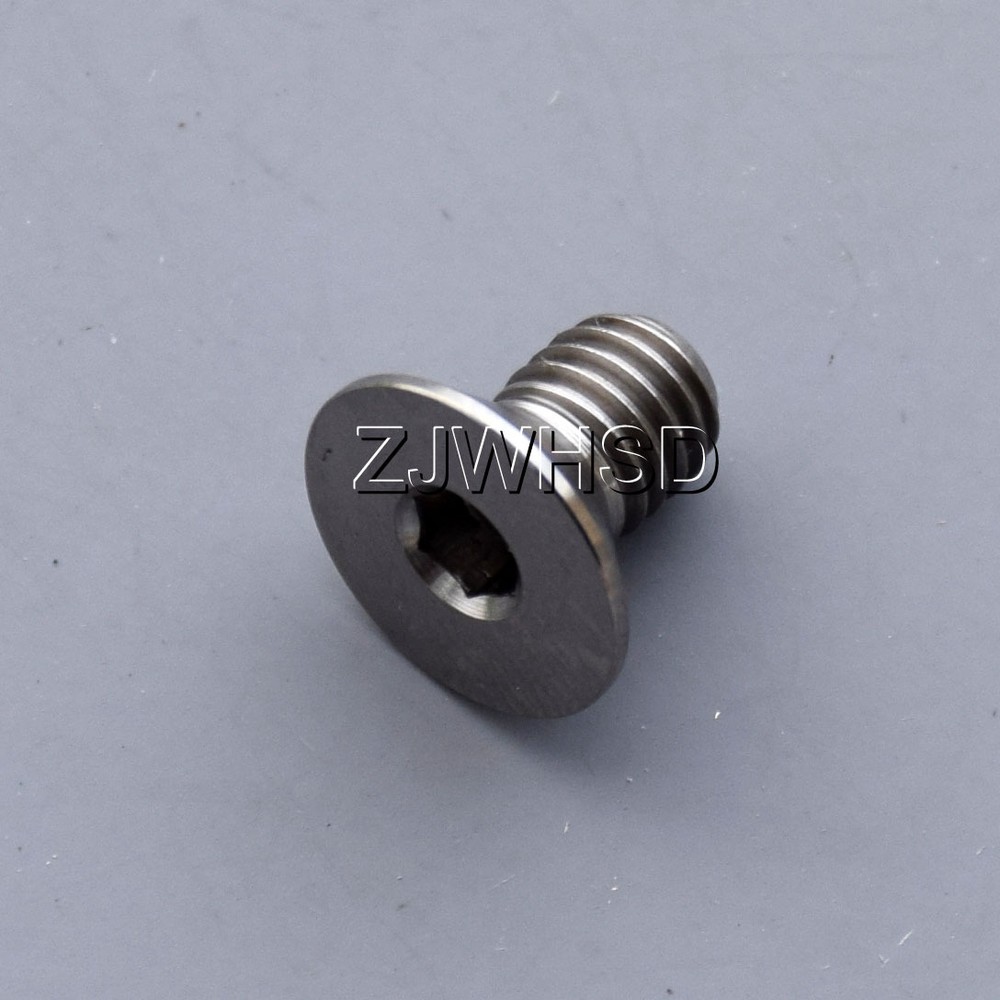M5 x 8 Ti Titanium Screw Bolt Allen Hex Socket Flat Head Aerospace Grade Bicycle
