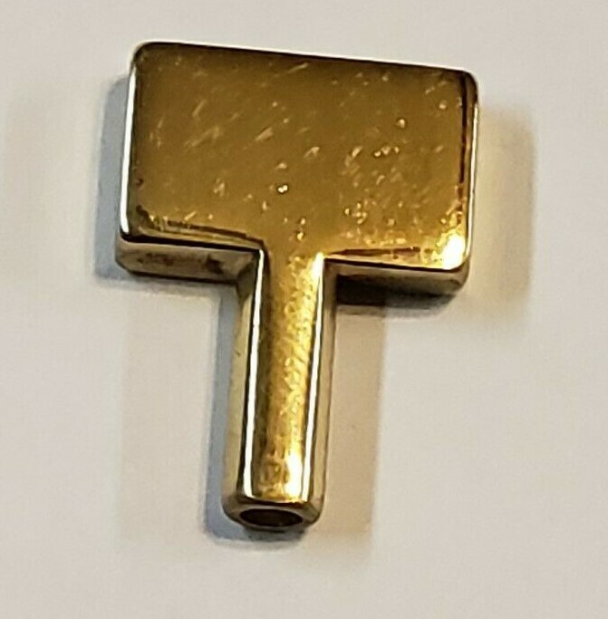 BRASS VICTORIAN LAMP SOCKET KEY FOR TURN KNOB LAMP SOCKET NEW 55265J