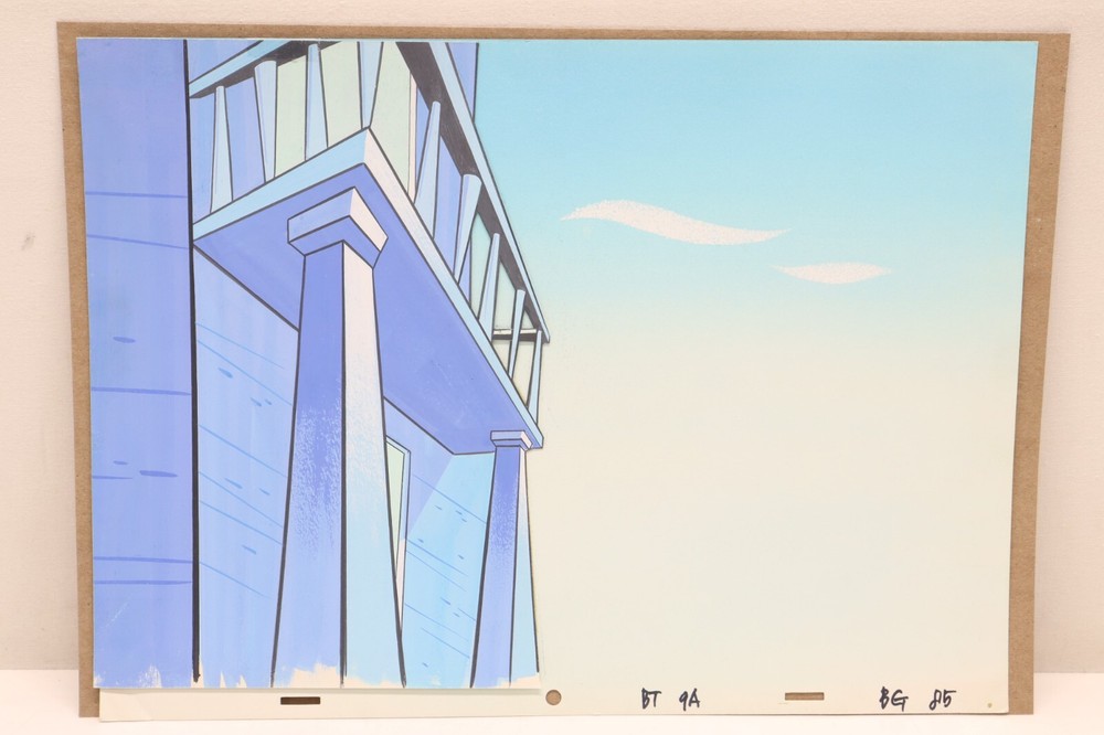 Original Hand Painted Animation Production Background (232-10)
