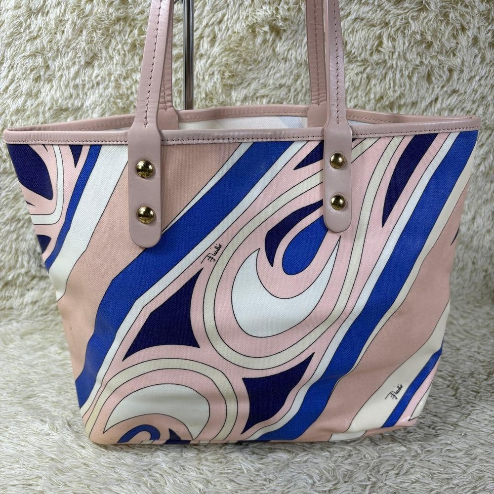 Emilio Pucci Tote Bag Multicolor 14.5 inches