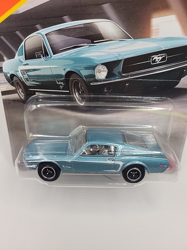 Matchbox 1968 Ford Mustang Fastback Blue #67
