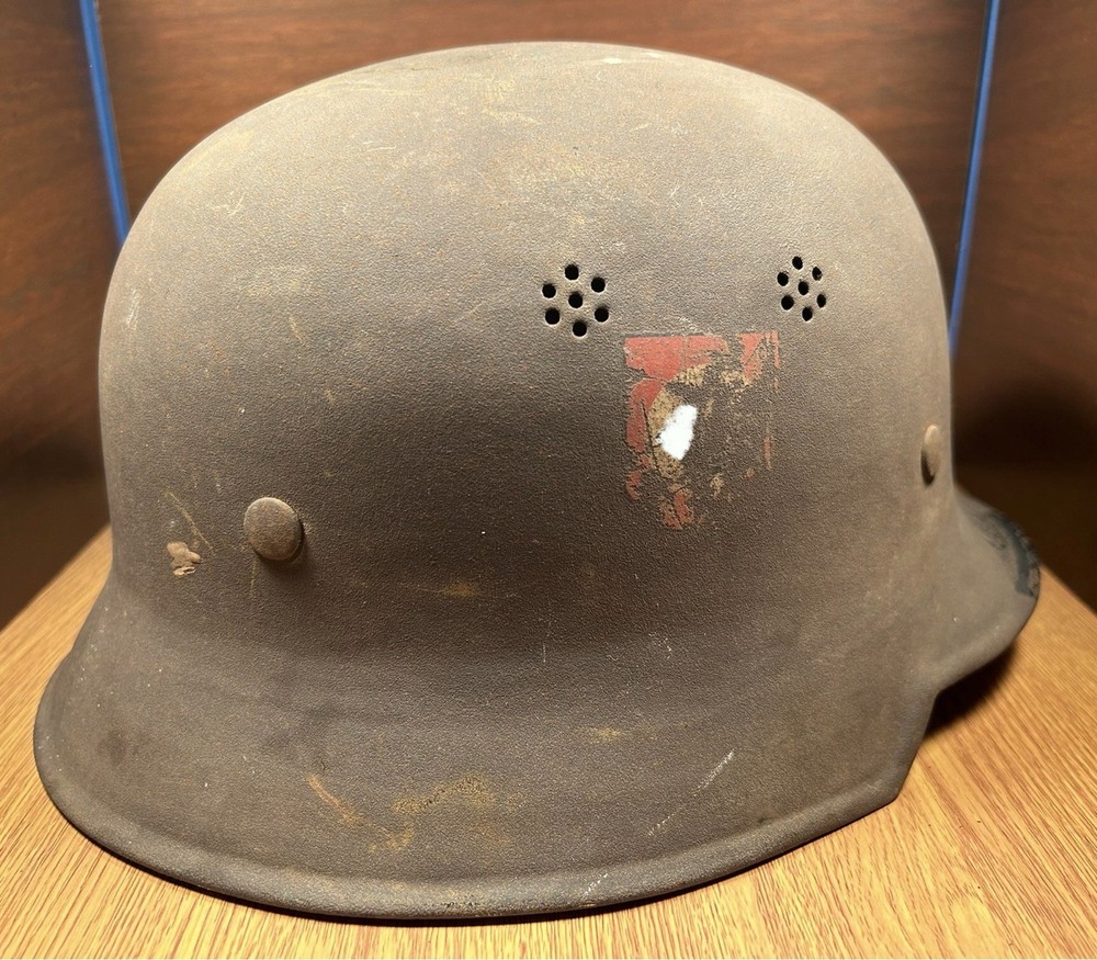 M34 “Salty” German Fire Service Helmet