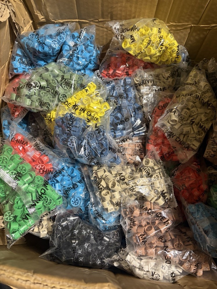 500 pcs TROUSER SIZE CUBE MARKERS COAT HANGER CUBES CLOTHES
