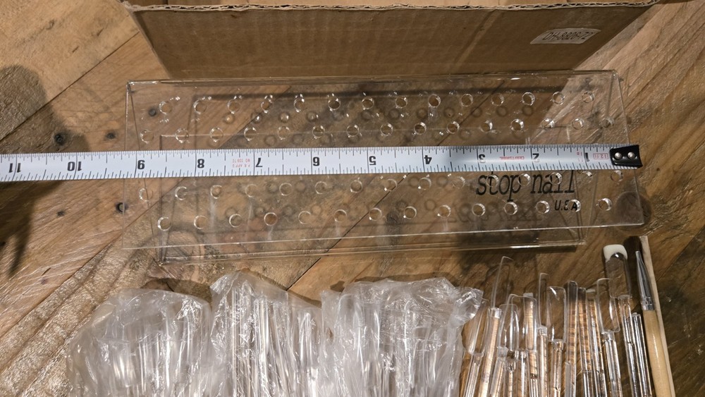 Clear Acrylic Nail Display Stand by