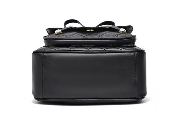 Black small back pack purse for women