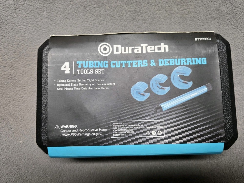 DuraTech Tubing Cutters And Deburring 4 Tool Set DTTCS001