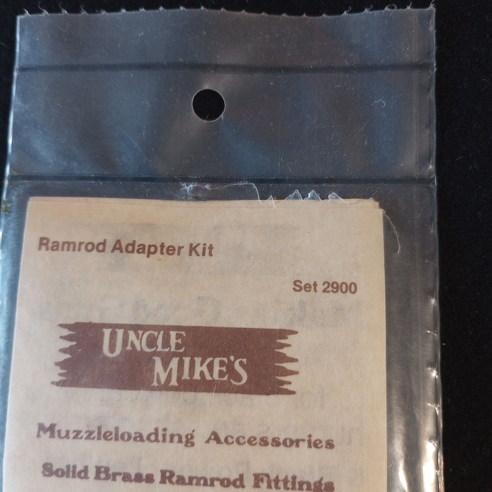 Uncle Mike's Ramrod Adapter Kit Set 2900 Muzzle Loading Solid Brass NOS
